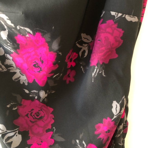 Jacob Black and Pink One-Shoulder Dress - Picture 6 of 12